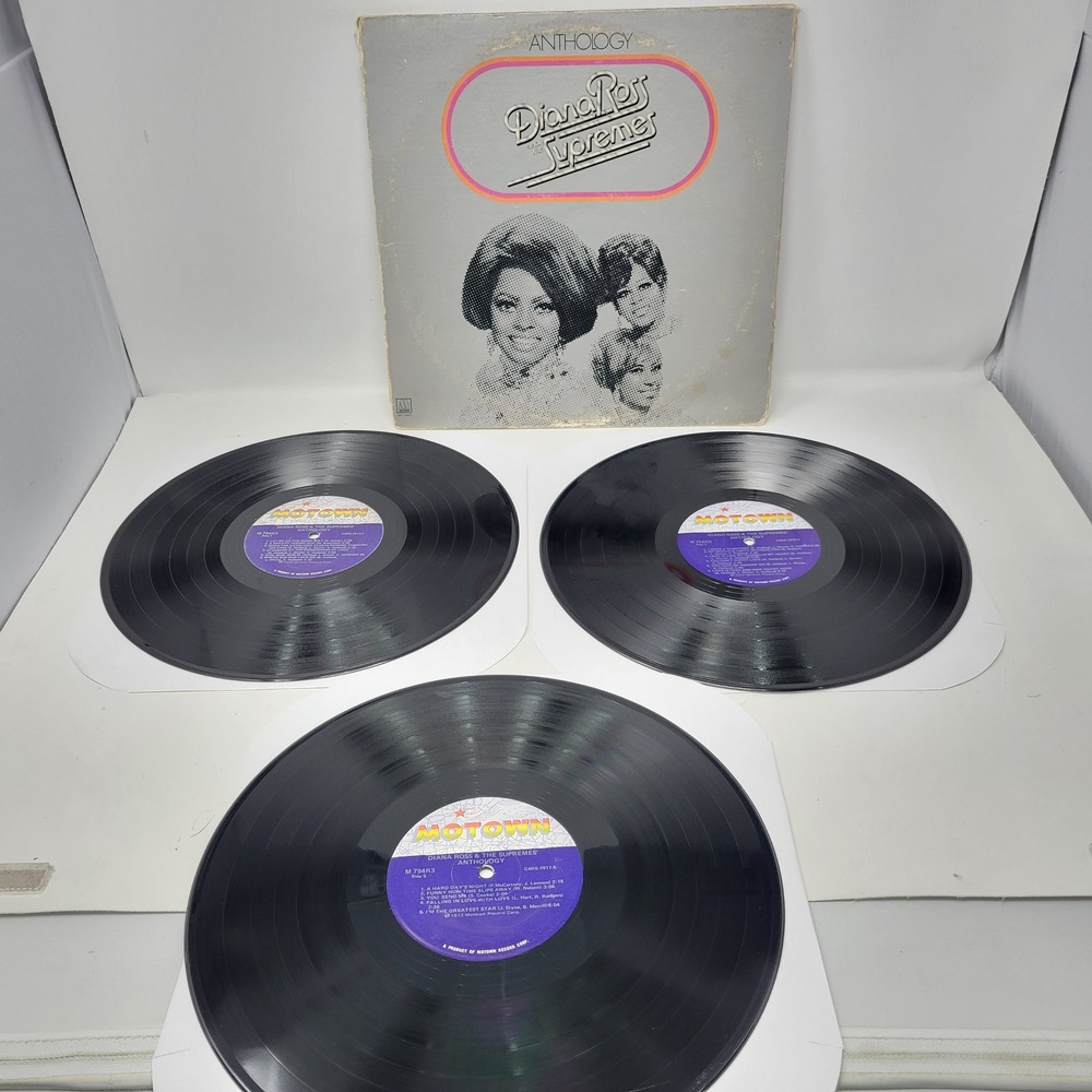Diana Ross The Supremes Anthology‎ 3 LP Vinyl Record Album Motown